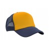 Trucker cap - mod. 3803:Gold, Nylon, Navy